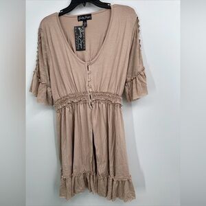 Gretty Zueger Romantic Ruffle Tunic Top Size XL NWT